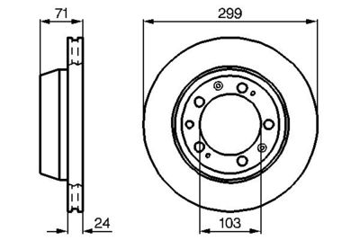 Brake Disc BOSCH 0 986 478 417