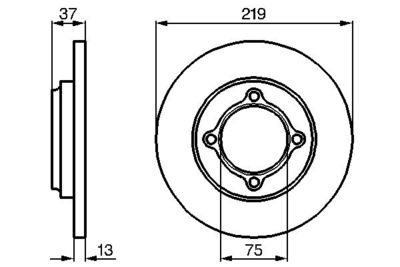 Brake Disc BOSCH 0 986 478 429