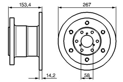 Brake Disc BOSCH 0 986 478 647