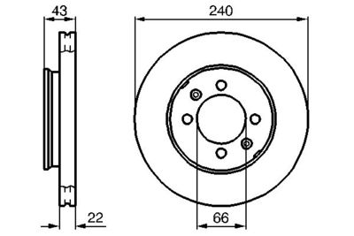 Brake Disc BOSCH 0 986 478 813