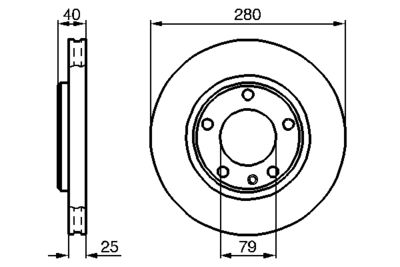 Brake Disc BOSCH 0 986 478 890