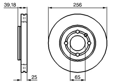 Brake Disc BOSCH 0 986 479 054