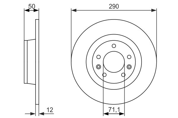 BOSCH 0 986 479 311 Brake Disc