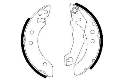 Brake Shoe Set BOSCH 0 986 487 035