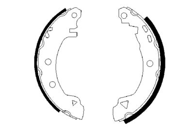 Brake Shoe Set BOSCH 0 986 487 289