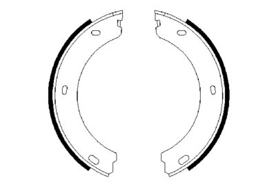 Brake Shoe Set, parking brake BOSCH 0 986 487 649