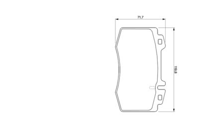 Brake Pad Set, disc brake BOSCH 0 986 494 012