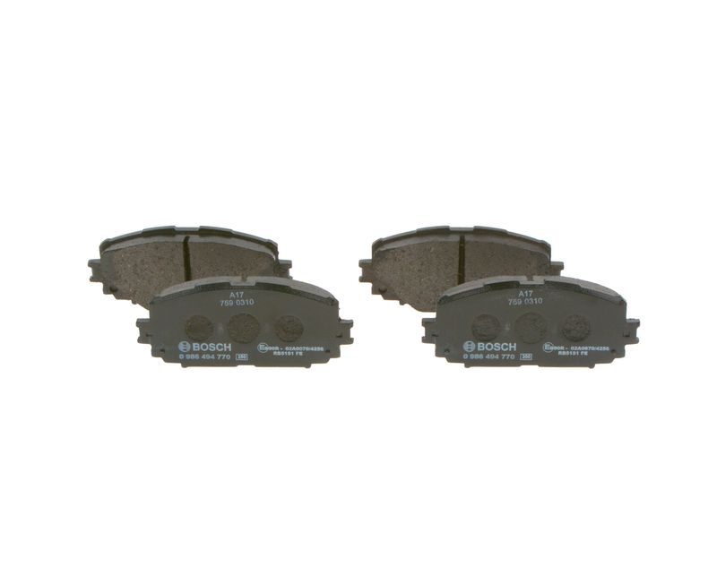 BOSCH 0 986 494 770 Brake Pad Set, disc brake