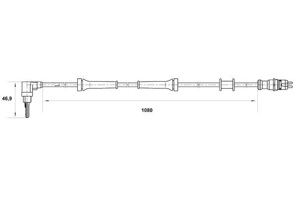 BOSCH 0 265 007 035 Sensor, wheel speed