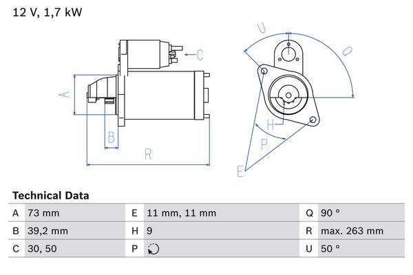 BOSCH 0 986 017 440 Starter
