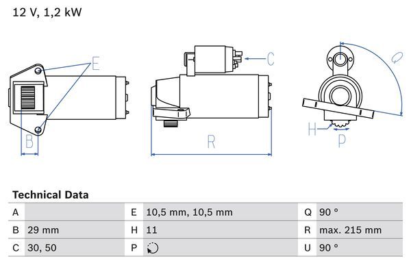 BOSCH 0 986 023 570 Starter