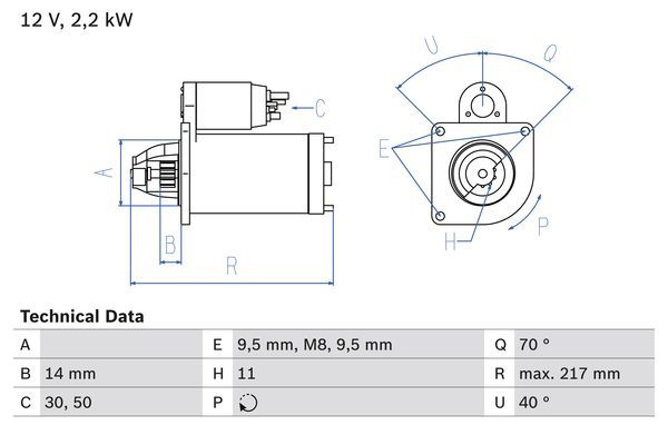 BOSCH 0 986 023 580 Starter