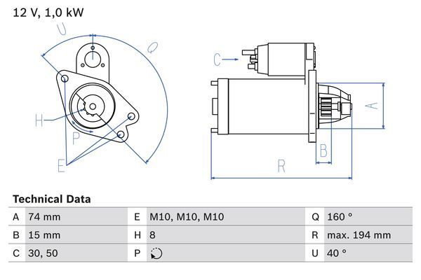 BOSCH 0 986 023 920 Starter