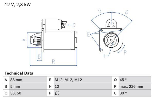 BOSCH 0 986 024 240 Starter