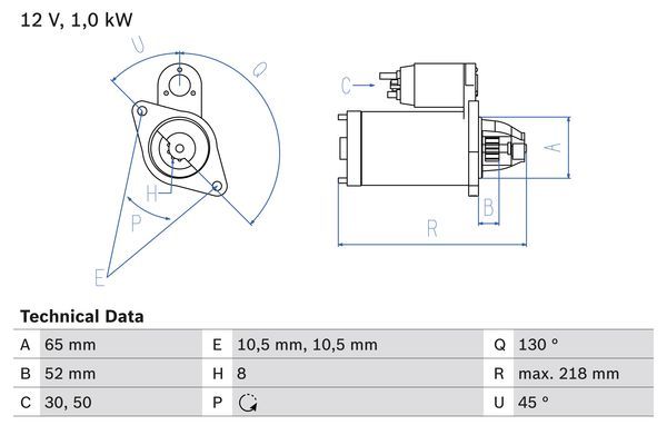 BOSCH 0 986 024 700 Starter