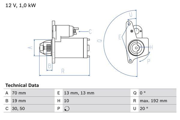 BOSCH 0 986 025 690 Starter