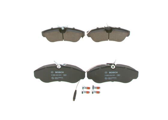 BOSCH 0 986 424 031 Brake Pad Set, disc brake