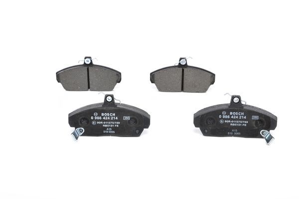 BOSCH 0 986 424 214 Brake Pad Set, disc brake