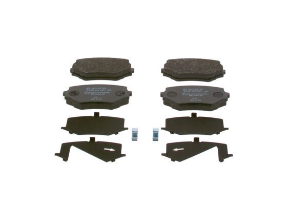 BOSCH 0 986 424 658 Brake Pad Set, disc brake