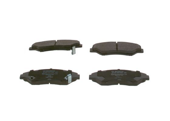 BOSCH 0 986 424 696 Brake Pad Set, disc brake