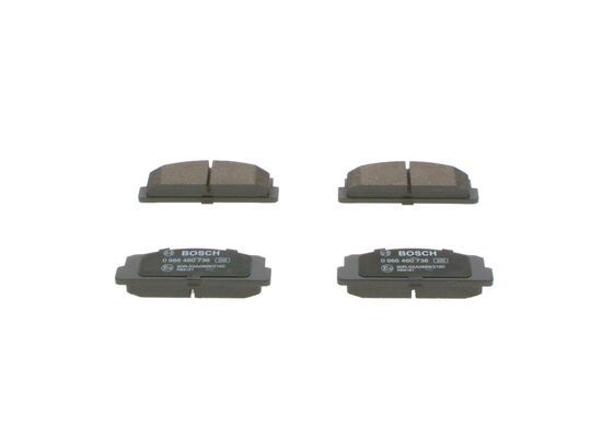 BOSCH 0 986 460 736 Brake Pad Set, disc brake