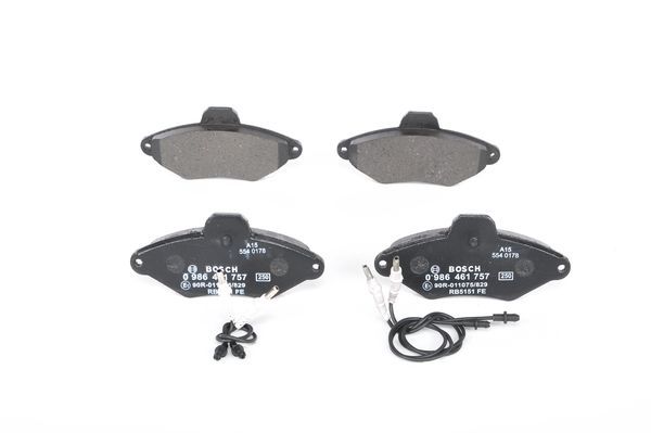 BOSCH 0 986 461 757 Brake Pad Set, disc brake