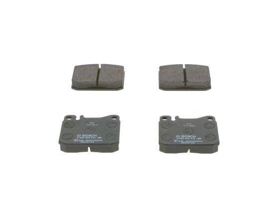 BOSCH 0 986 463 412 Brake Pad Set, disc brake