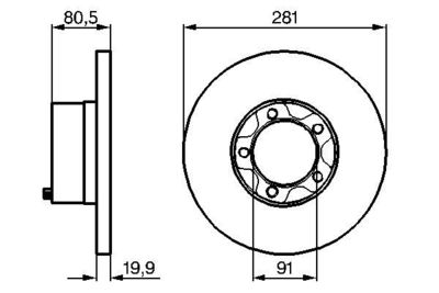 Brake Disc BOSCH 0 986 478 138