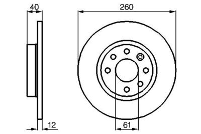 Brake Disc BOSCH 0 986 478 386