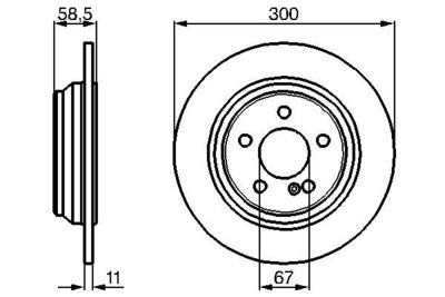 Brake Disc BOSCH 0 986 478 472