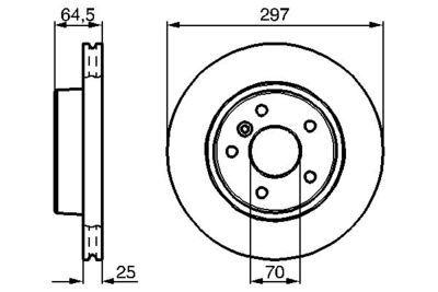 Brake Disc BOSCH 0 986 478 483