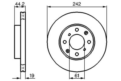 Brake Disc BOSCH 0 986 478 503