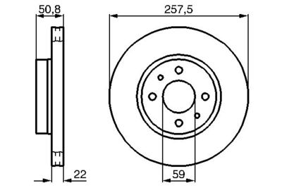 Brake Disc BOSCH 0 986 478 512
