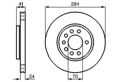 Brake Disc BOSCH 0 986 478 717