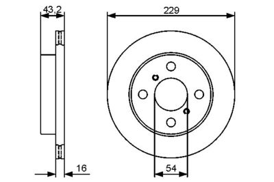 Brake Disc BOSCH 0 986 479 417