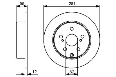 Brake Disc BOSCH 0 986 479 419