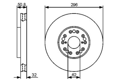 Brake Disc BOSCH 0 986 479 429