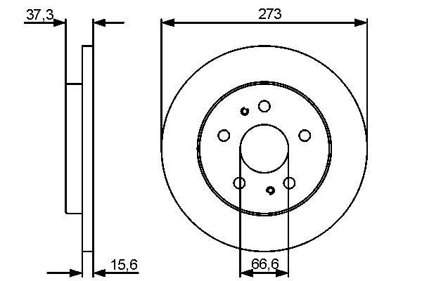 BOSCH 0 986 479 432 Brake Disc