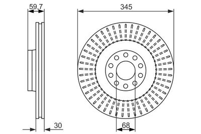 Brake Disc BOSCH 0 986 479 589