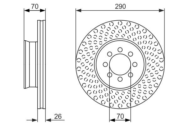 BOSCH 0 986 479 602 Brake Disc