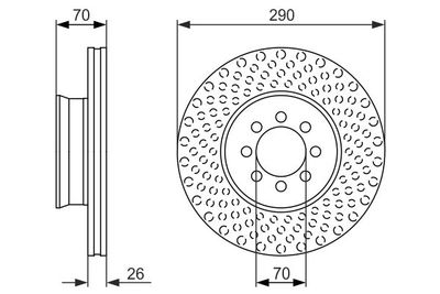 Brake Disc BOSCH 0 986 479 602