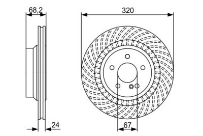 Brake Disc BOSCH 0 986 479 654