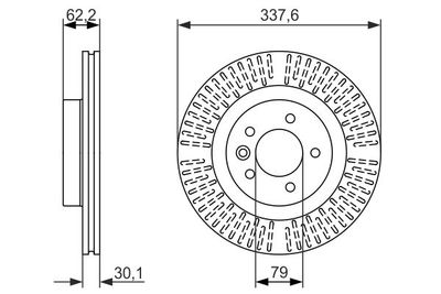 Brake Disc BOSCH 0 986 479 705