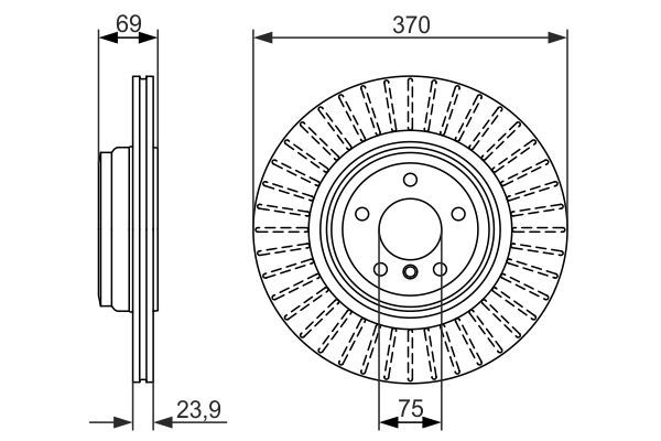 BOSCH 0 986 479 730 Brake Disc
