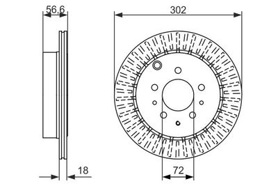 Brake Disc BOSCH 0 986 479 757