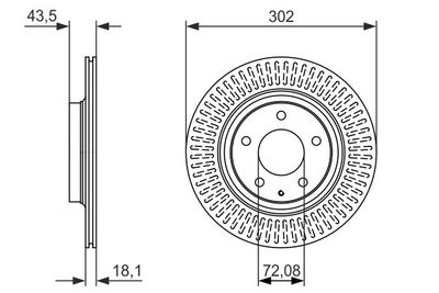 Brake Disc BOSCH 0 986 479 796
