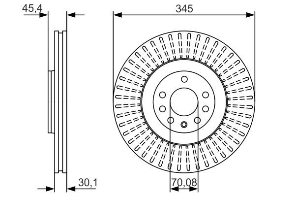 BOSCH 0 986 479 A24 Brake Disc