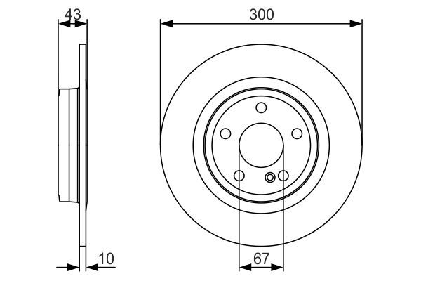 BOSCH 0 986 479 A38 Brake Disc