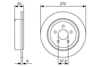 Brake Disc BOSCH 0 986 479 A79