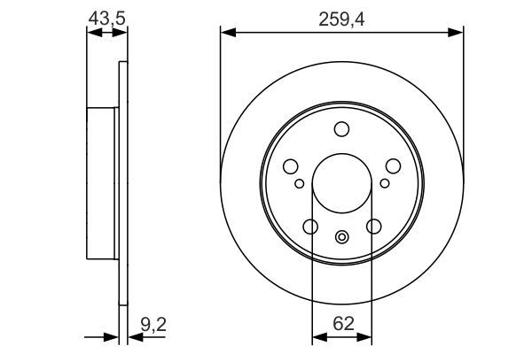 BOSCH 0 986 479 C44 Brake Disc